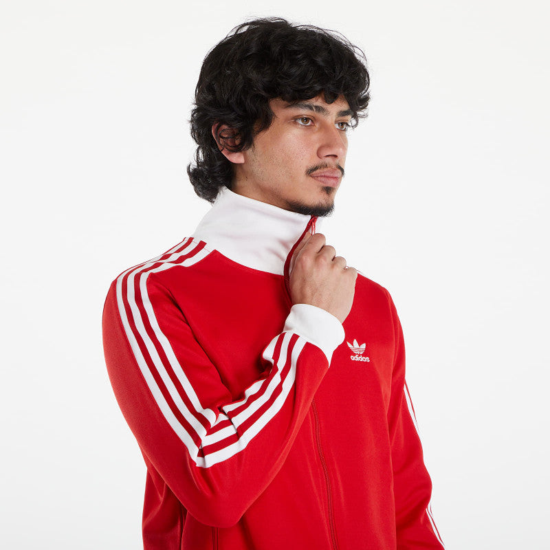 adidas Adicolor Classics Beckenbauer Track Top Better Scarlet/ White