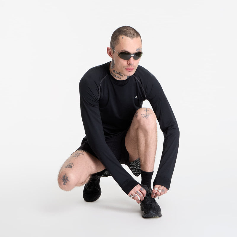 Nike ACG "Wildsee" Men's Dri-FIT Long-Sleeve Base Layer Black/ Anthracite/ Summit White