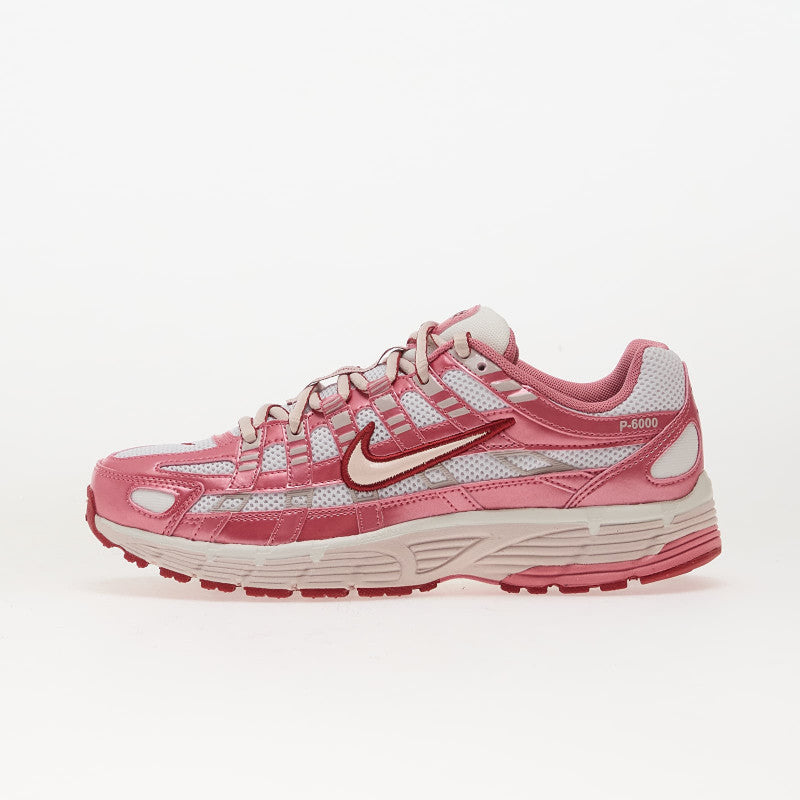 Nike Wmns P-6000 Summit White/ Silt Red-Peony-Team Crimson