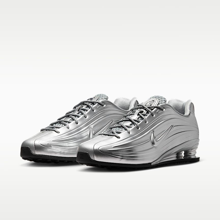 Nike Shox Z Silver/ Metallic Silver-Black