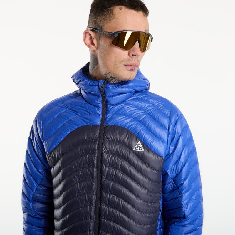 puchowa Nike ACG Lava Flow Therma-FIT ADV Ultralight Down Jacket Old Royal/ Gridiron/ Summit White