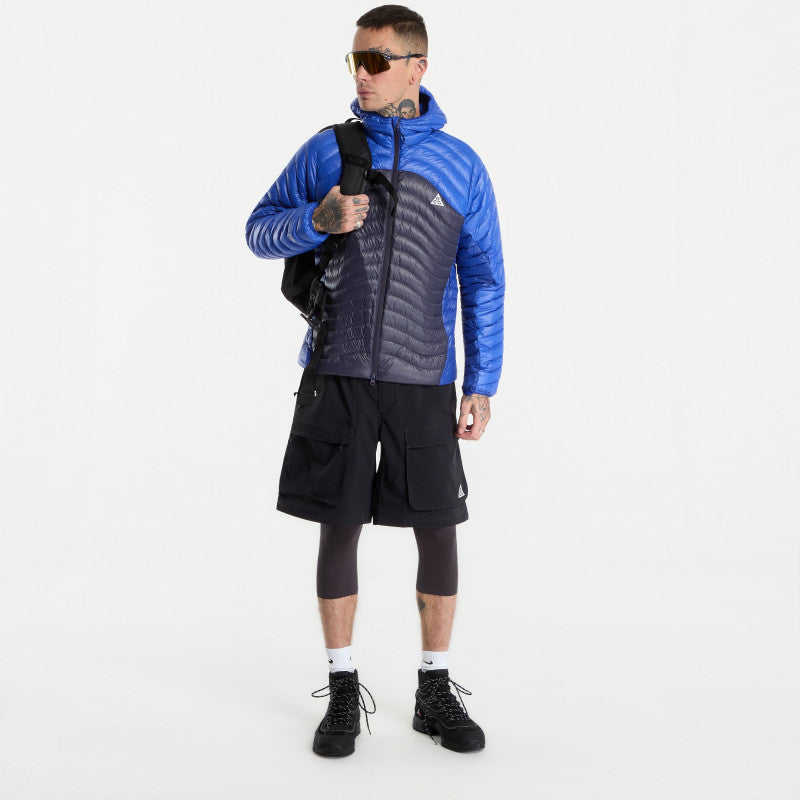 puchowa Nike ACG Lava Flow Therma-FIT ADV Ultralight Down Jacket Old Royal/ Gridiron/ Summit White