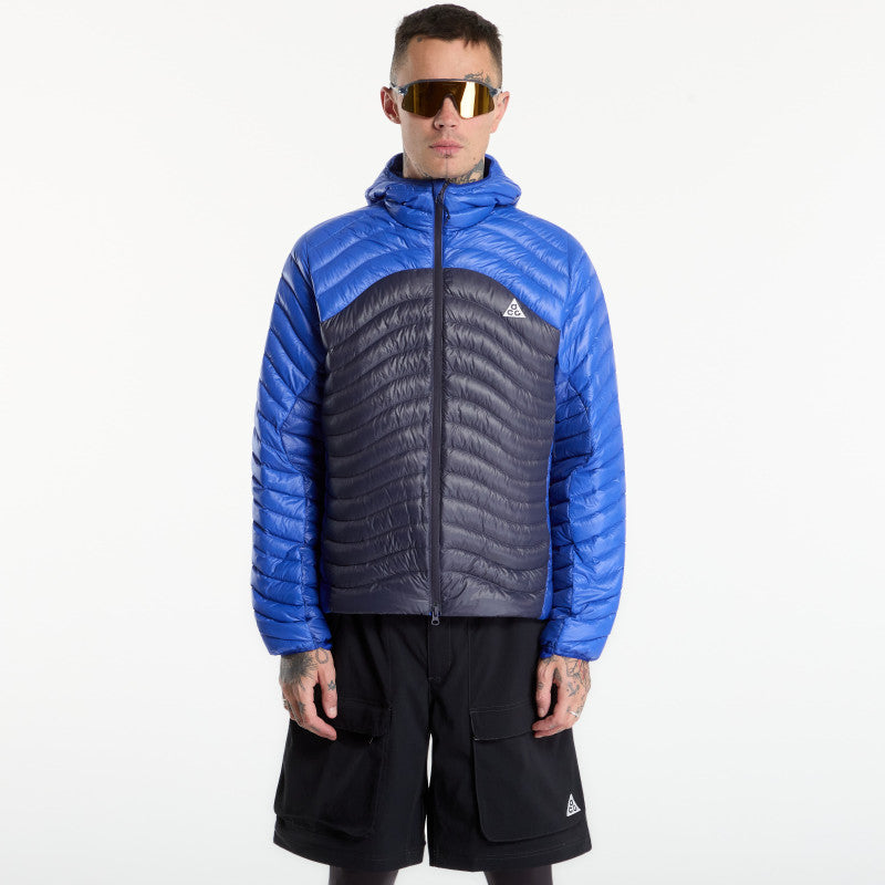 puchowa Nike ACG Lava Flow Therma-FIT ADV Ultralight Down Jacket Old Royal/ Gridiron/ Summit White