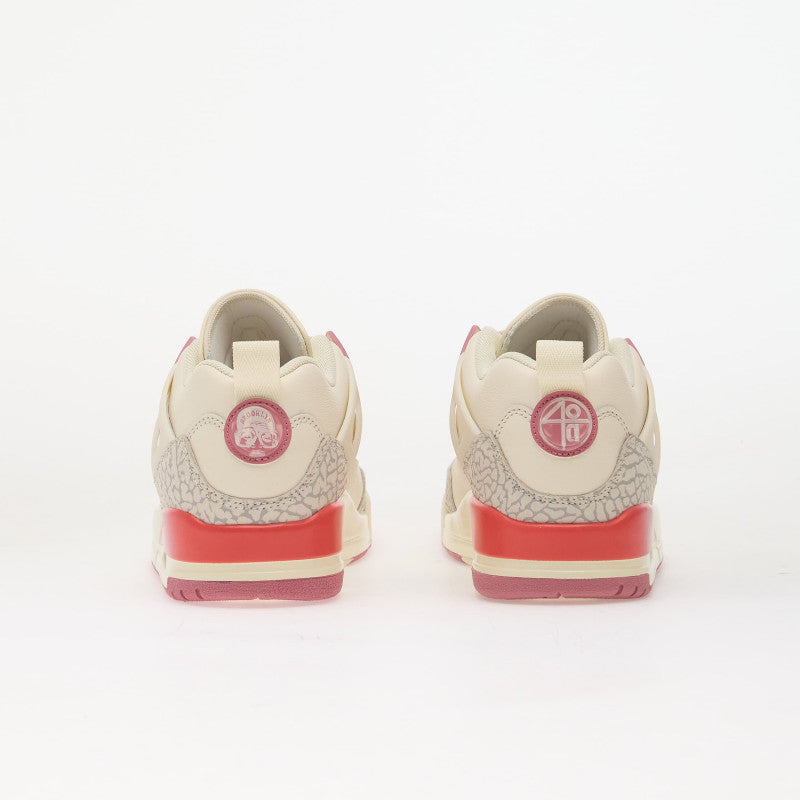 Jordan Spizike Low Pale Ivory/ Desert Berry-Track Red