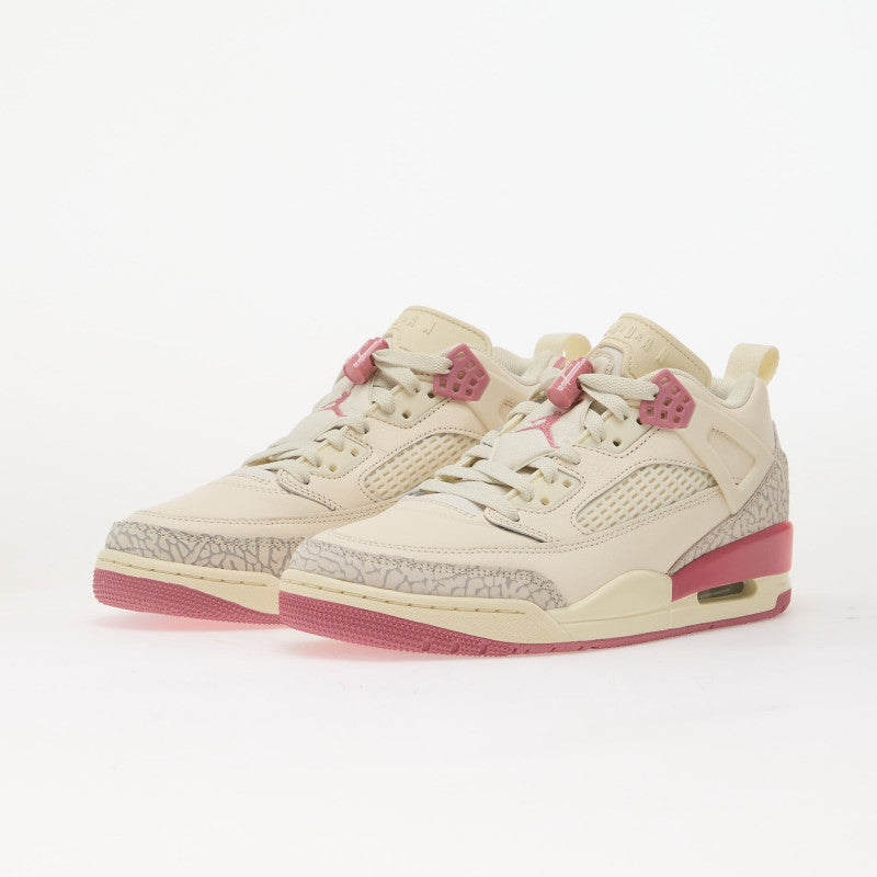 Jordan Spizike Low Pale Ivory/ Desert Berry-Track Red