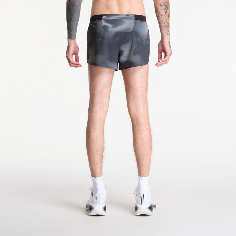 Nike AeroSwift Men's Dri-FIT ADV 2" Brief-Lined Running Shorts Black/ Dk Smoke Grey/ Bright Crimson