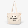 Nike Heritage "Your Message Here" Tote Bag 22L Oatmeal/ Safety Orange/ Safety Orange 22
