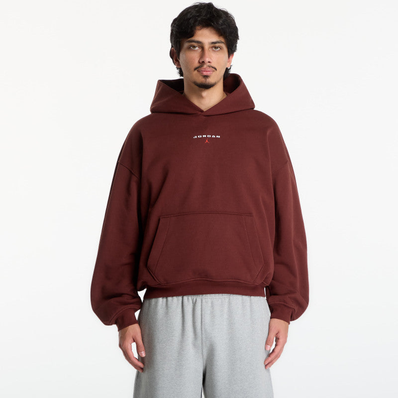 Jordan Flight Fleece Oversized Pullover Hoodie Bronze Eclipse