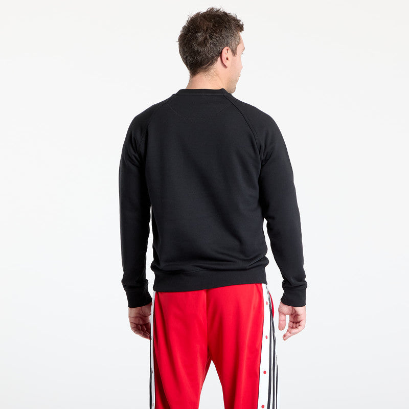 adidas Trefoil Essentials Crew Sweatshirt Black