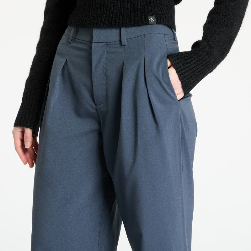 Calvin Klein Jeans Tailored Wide Leg Pants Blue