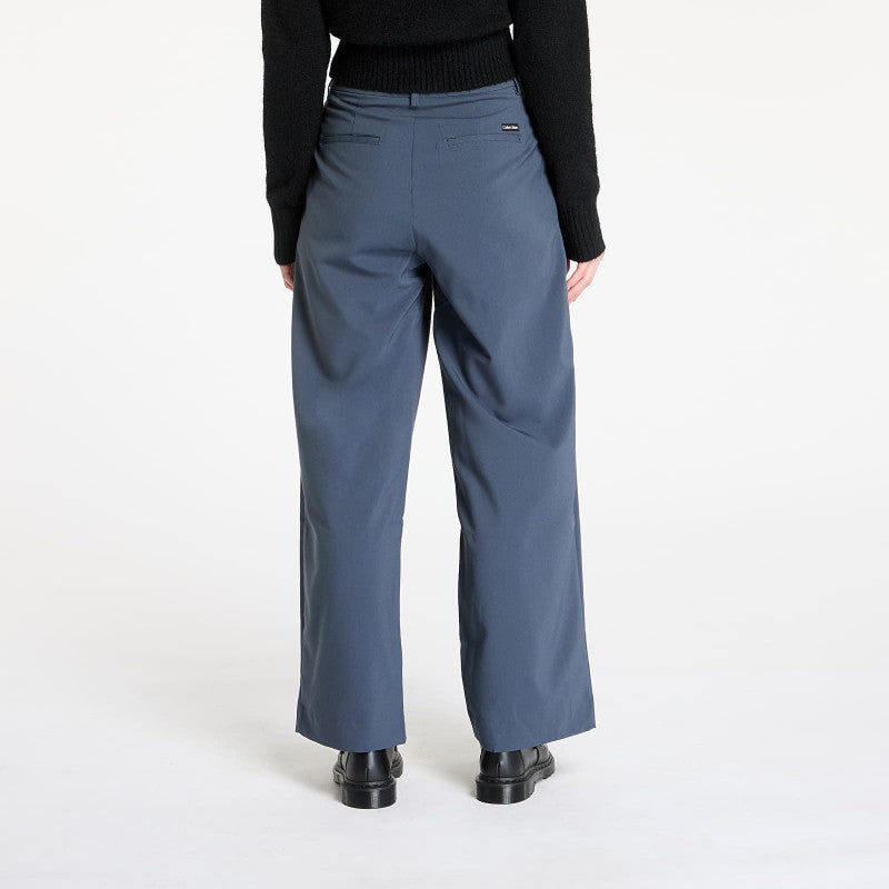 Calvin Klein Jeans Tailored Wide Leg Pants Blue