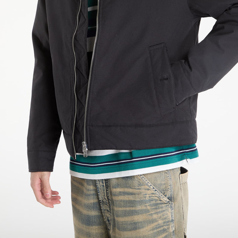 FRED PERRY Cotton Caban Jacket Black