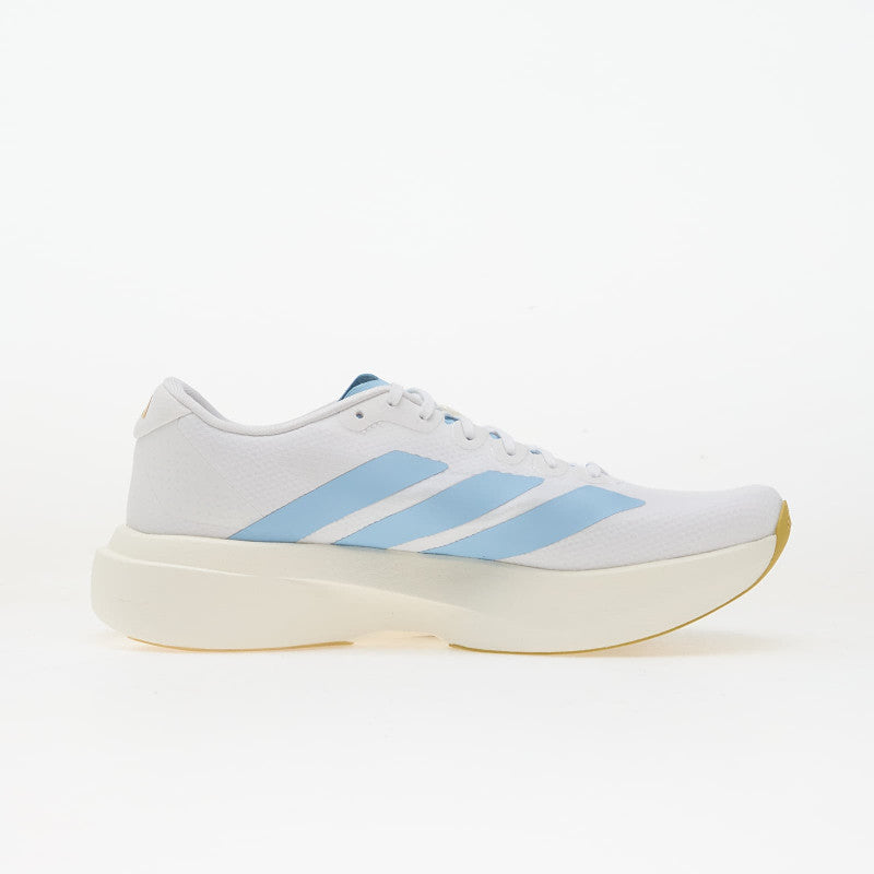 adidas Adizero EVO SL Ftwr White/ Clear Blue/ Matte Gold 45