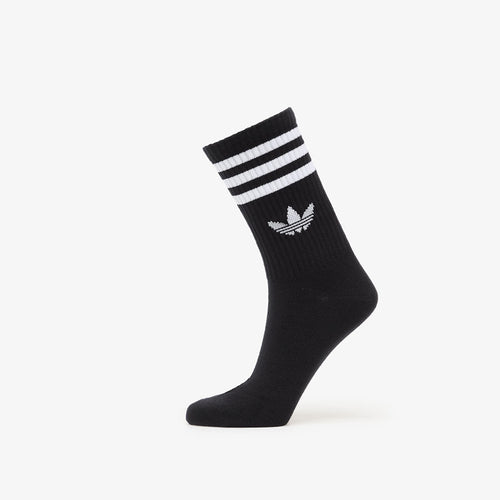 adidas 3-Stripes Crew Socks 6 Pairs Black