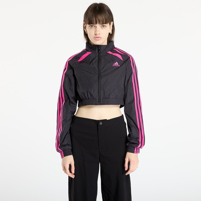 adidas Teamgeist Adicolor Cropped Track Top Black