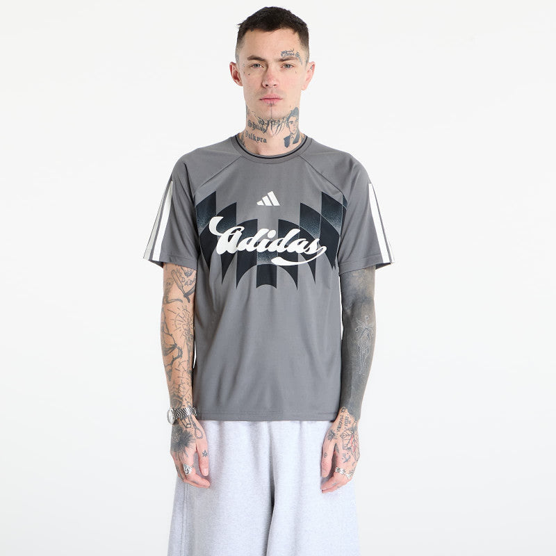 adidas House Of Tiro X Common Goal Jersey T-Shirt Grey Four/ Black/ Off White