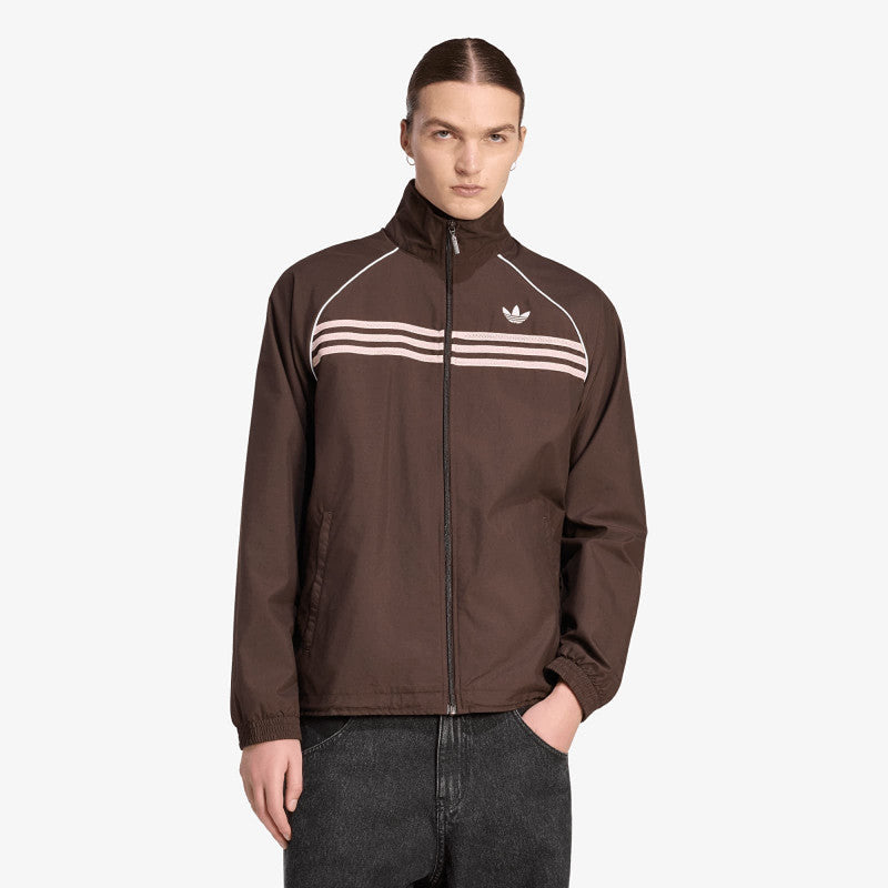 adidas Chest Stripes Track Top Aurora Coffee