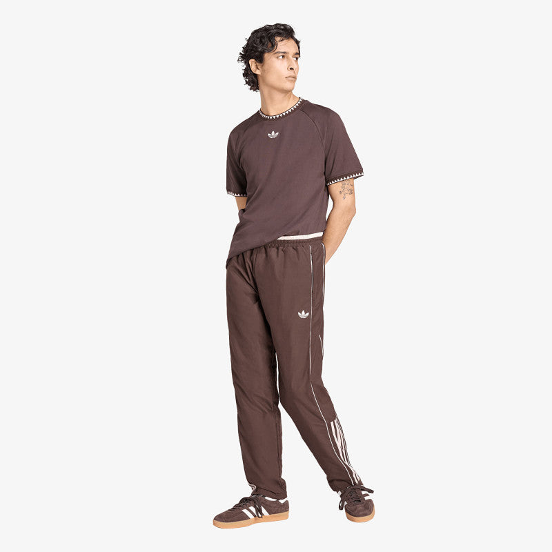 adidas Half Stripes Track Pants Aurora Coffee