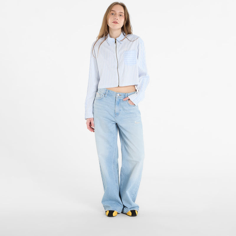 adidas Poplin Shirt Crystal Sky/ Ambient Sky