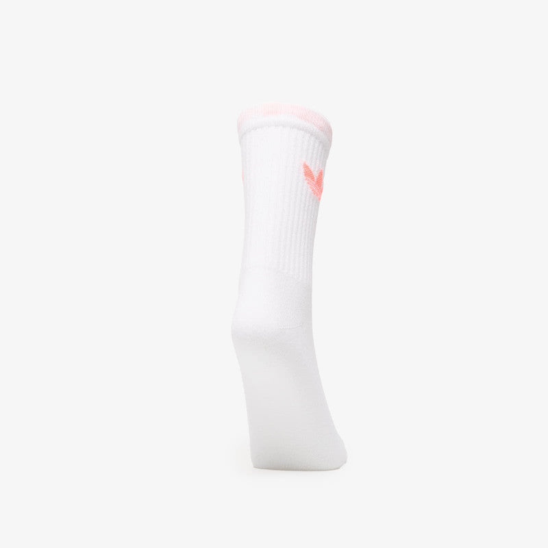 adidas Tie Dye Crew Socks 3 Pairs Blush Pink/ Purple Rush/ White