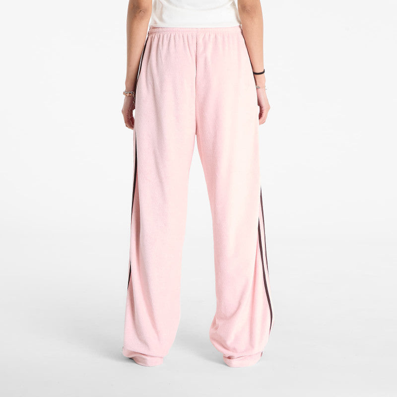 adidas Terry Towel Firebird Tracksuit Bottoms Sandy Pink