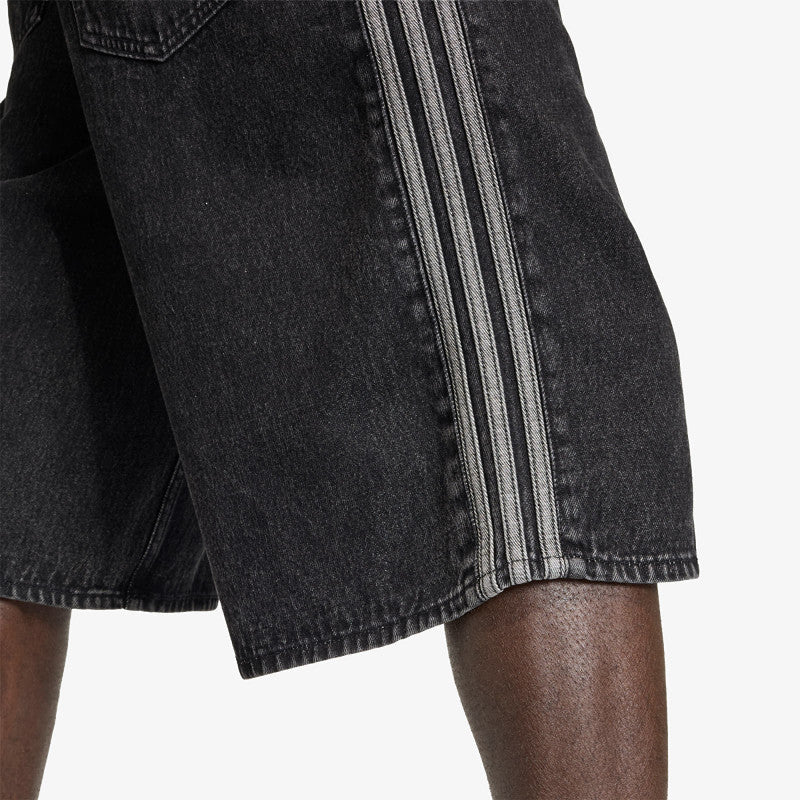 adidas Firebird Adicolor Denim Shorts True Black Denim