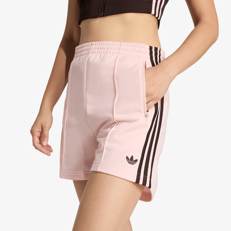 adidas Firebird Classic Shorts Sandy Pink/ Aurora Coffee