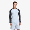 adidas 3-Stripes Long-Sleeve Top Long-Sleeve Top Crystal Sky