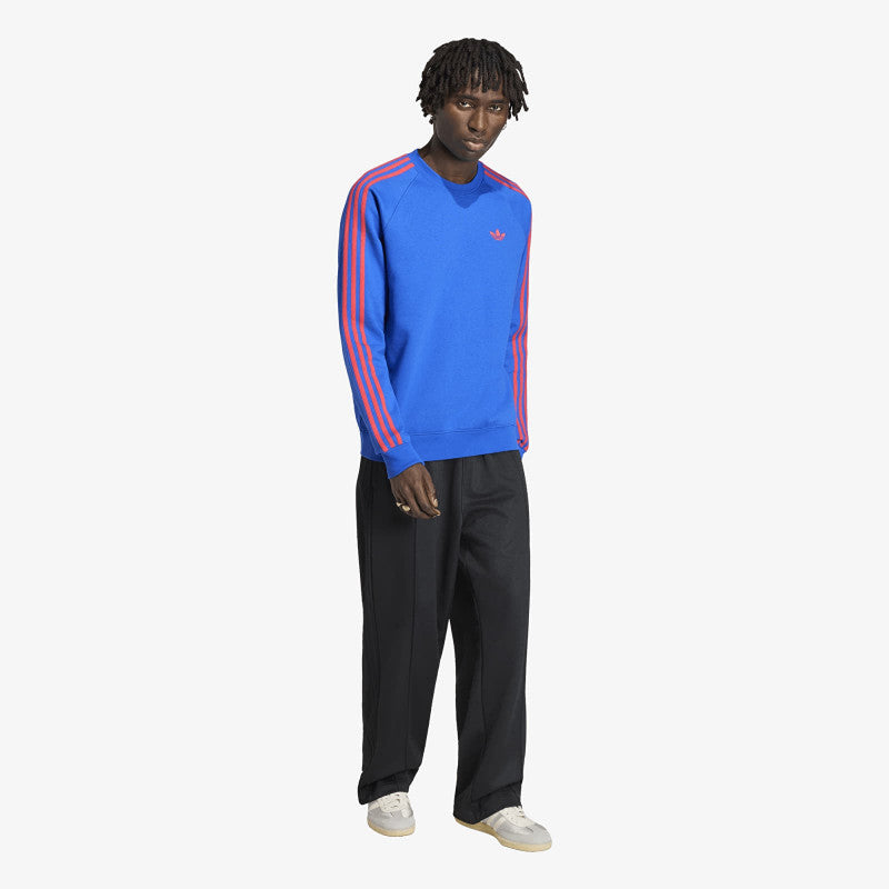 adidas 3-Stripes Crew Sweatshirt Blue