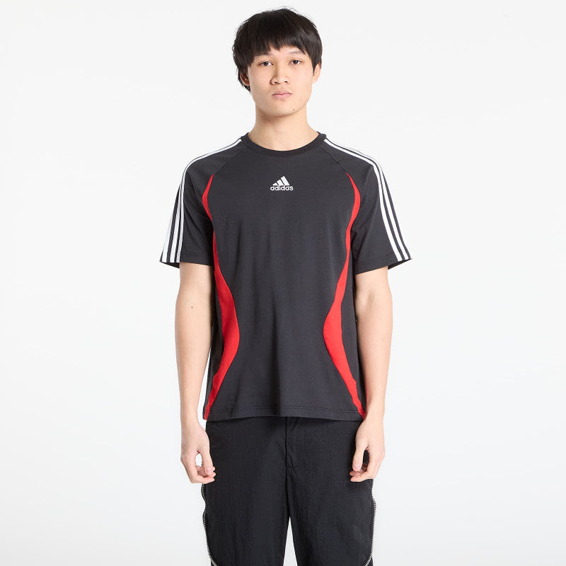 adidas Adicolor Teamgeist Cotton T-Shirt Black/ Better Scarlet