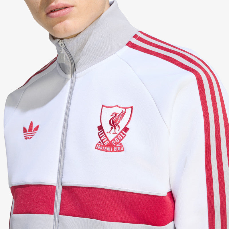 adidas Liverpool FC Originals Track Top White/ Grey Two
