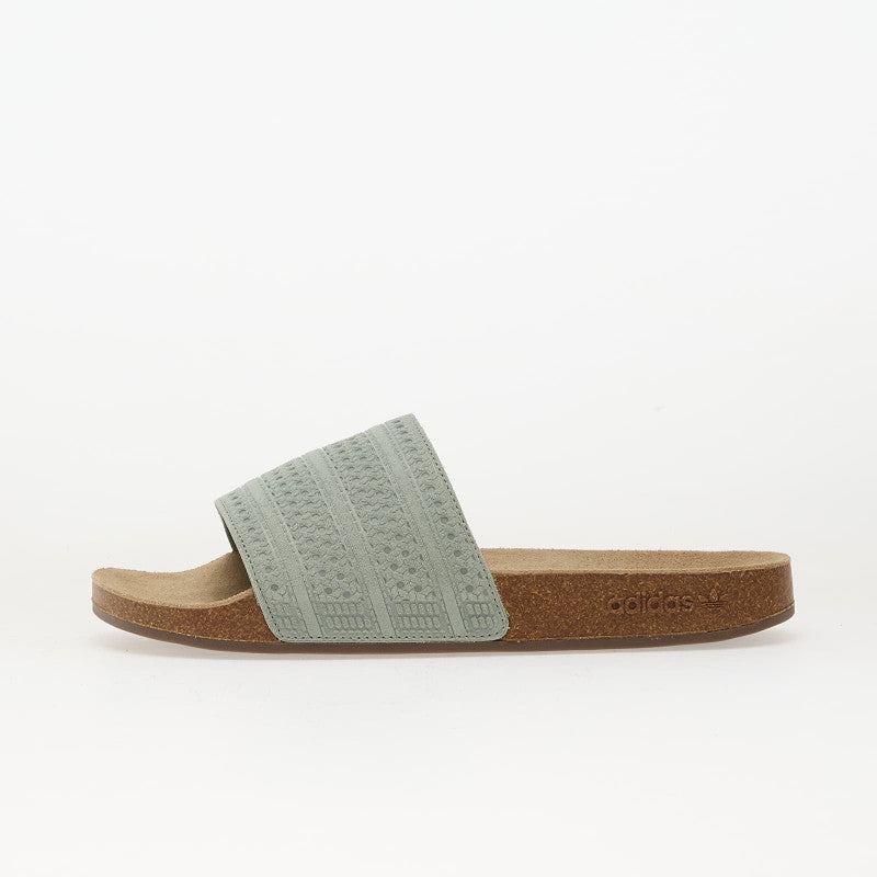 adidas Adilette Rs Silver Green/ Cardboard/ Gum5 45