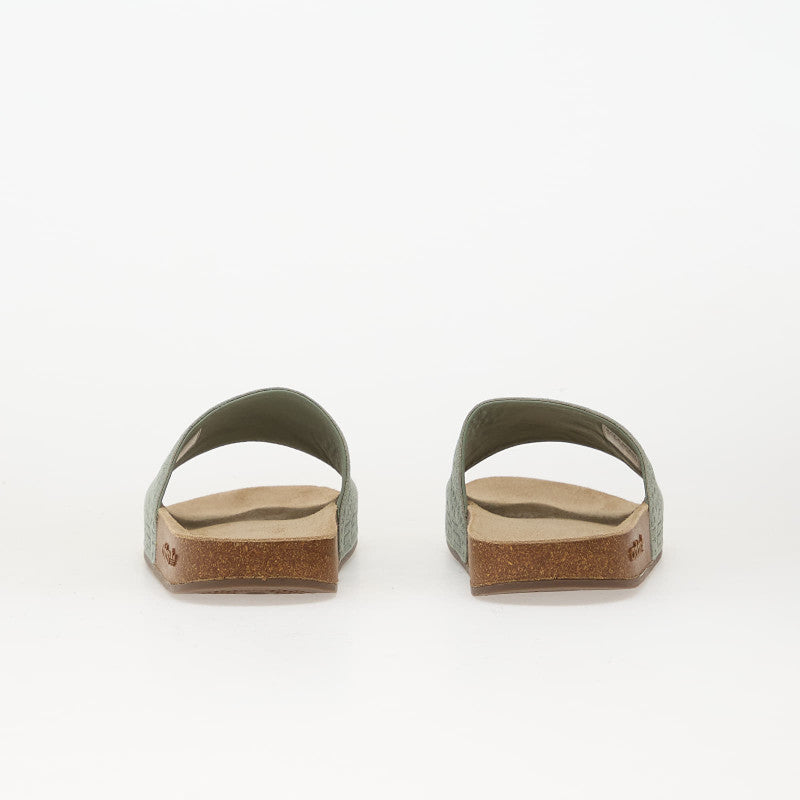 adidas Adilette Rs Silver Green/ Cardboard/ Gum5 45