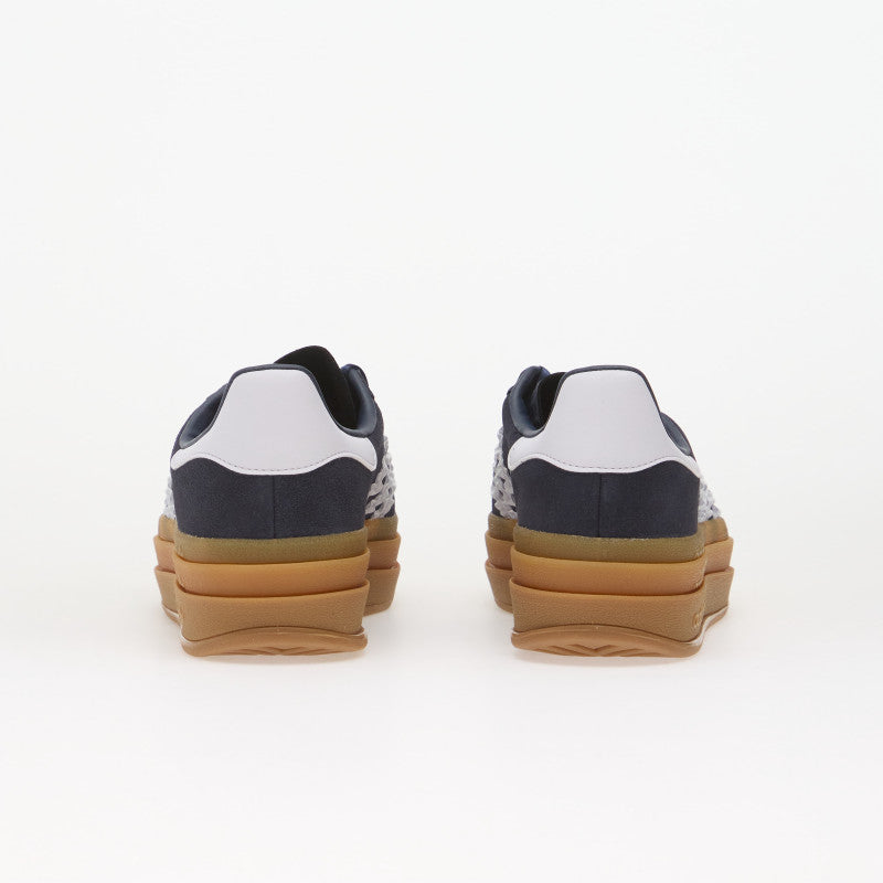 adidas Gazelle Bold Kids Shadow Navy/ Frozen Purple/ Gold Metallic