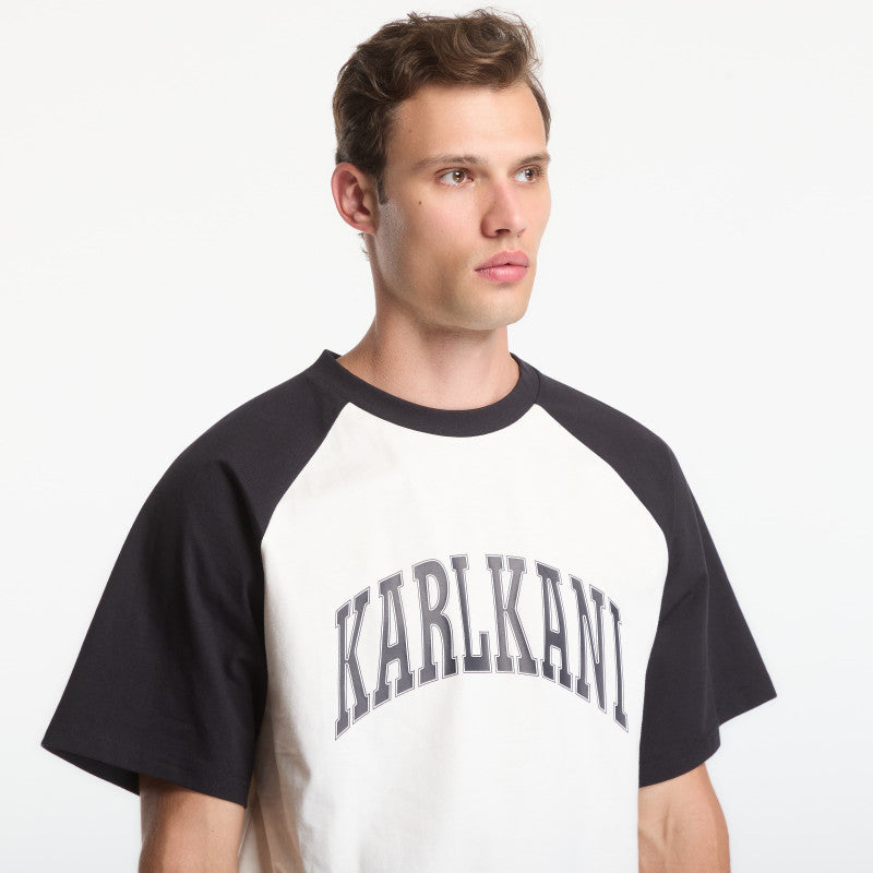 Karl Kani Sport College Boxy Raglan T-Shirt White