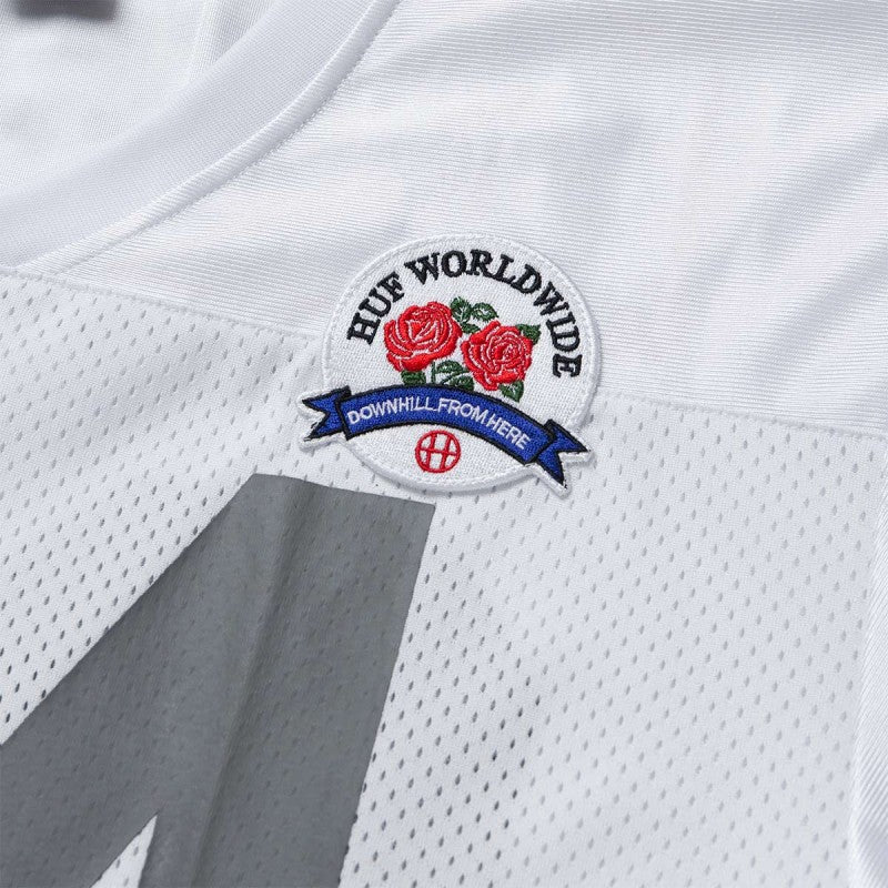 HUF Top Rank Football Jersey White