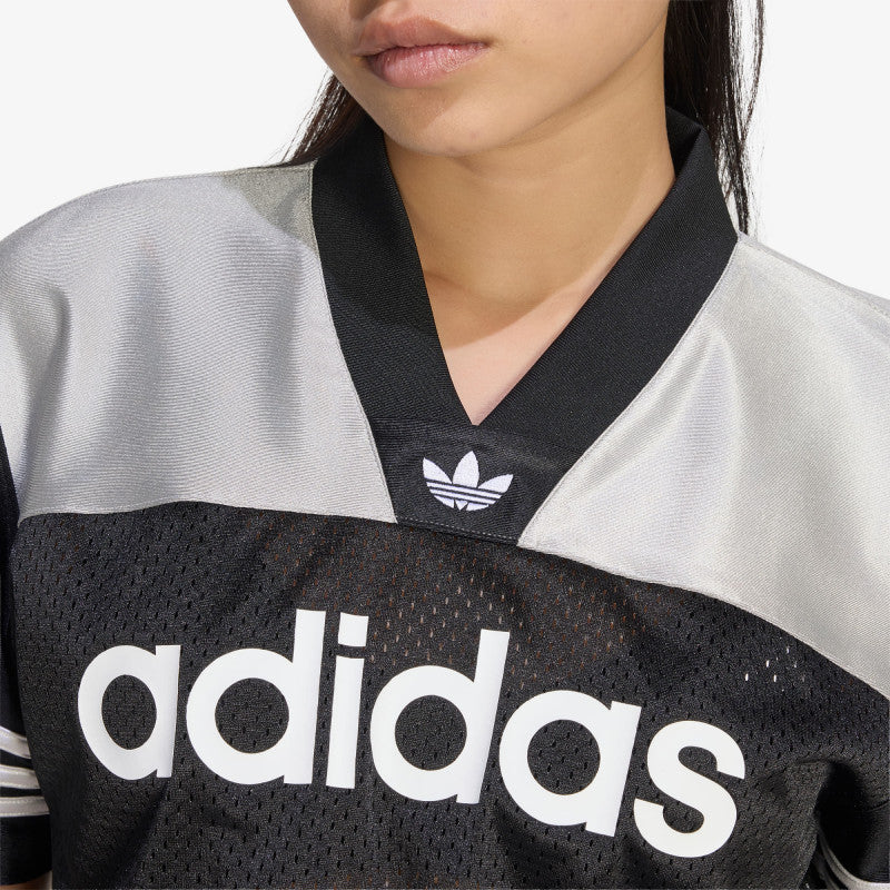 adidas Crop Jersey Black/ Grey Two/ White