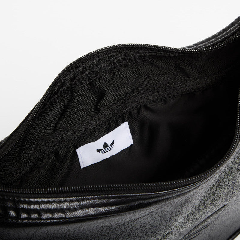 adidas Adicolor Half Crescent Bag Metallic Pu Black