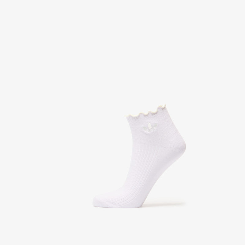 adidas Ruffle Quarter Socks Frozen Purple/ Off White/ Orchid Fusion