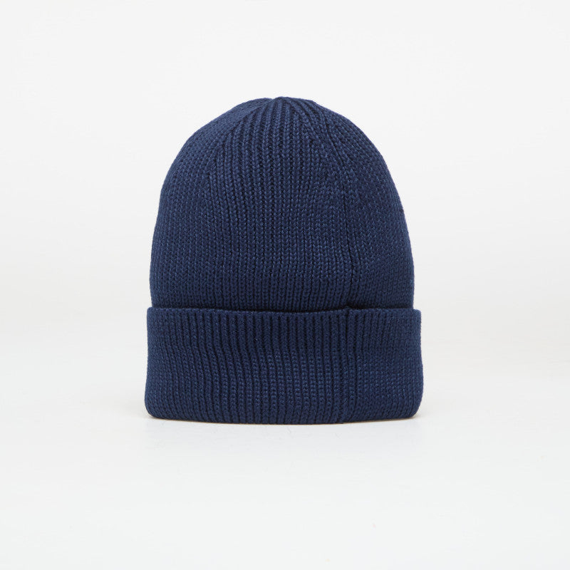 adidas Everyday Icons Beanie With Tonal Metal Trefoil Night Indigo