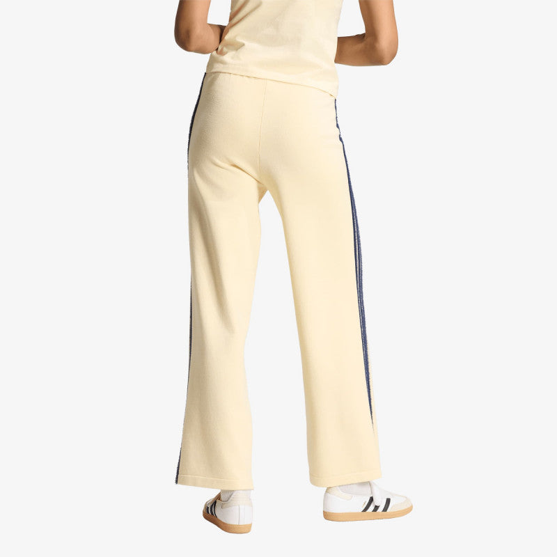 adidas Knit Firebird Track Pants Warm Vanilla/ Night Indigo