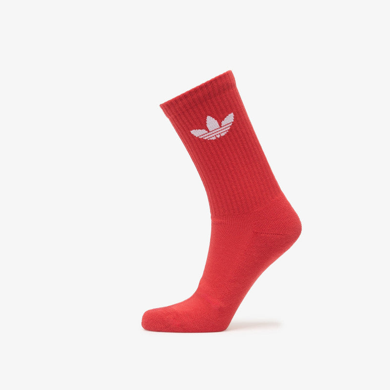 adidas Trefoil Crew Socks 10-Pack Blue/ Green/ Better Scarlet