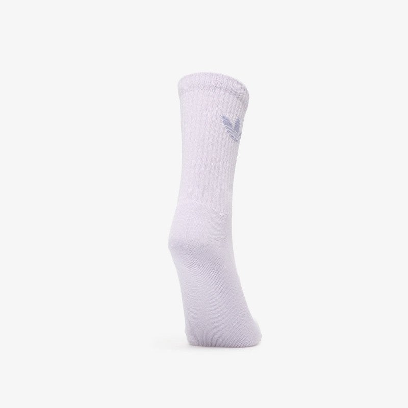 adidas Trefoil Crew Socks 10-Pack Silver Green/ Glow Pink/ Semi Flash Aqua