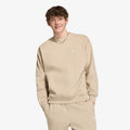 adidas Trefoil Essentials Loose Crew Sweatshirt Khaki Three