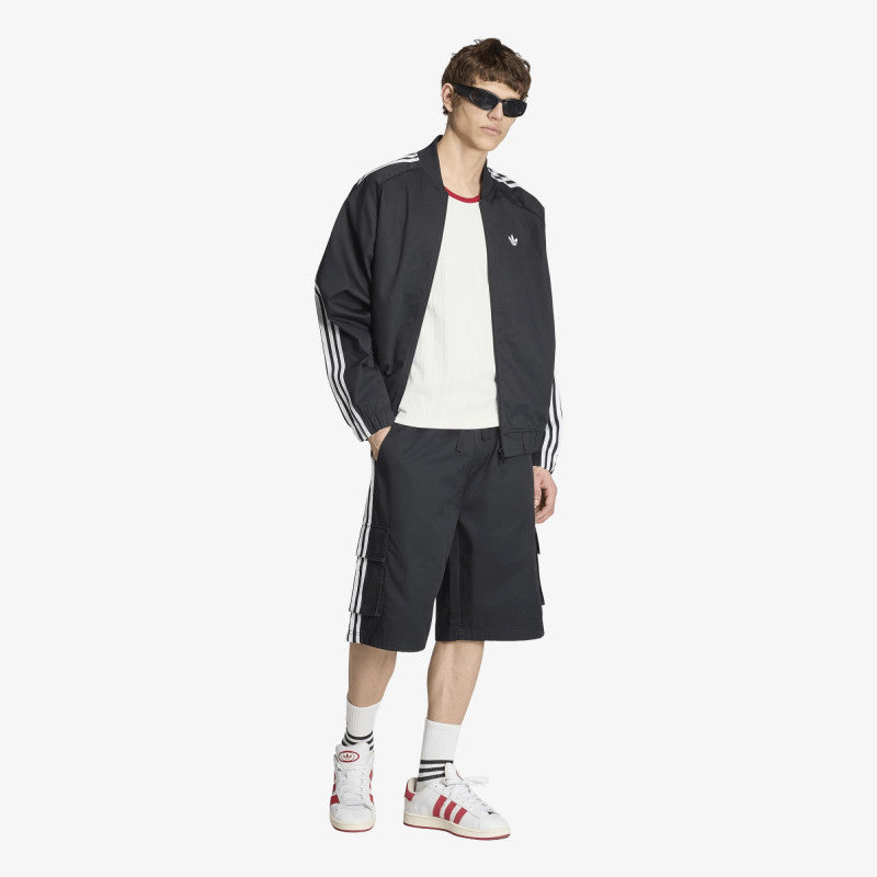 adidas Adicolor Cotton Twill Cargo Shorts Black