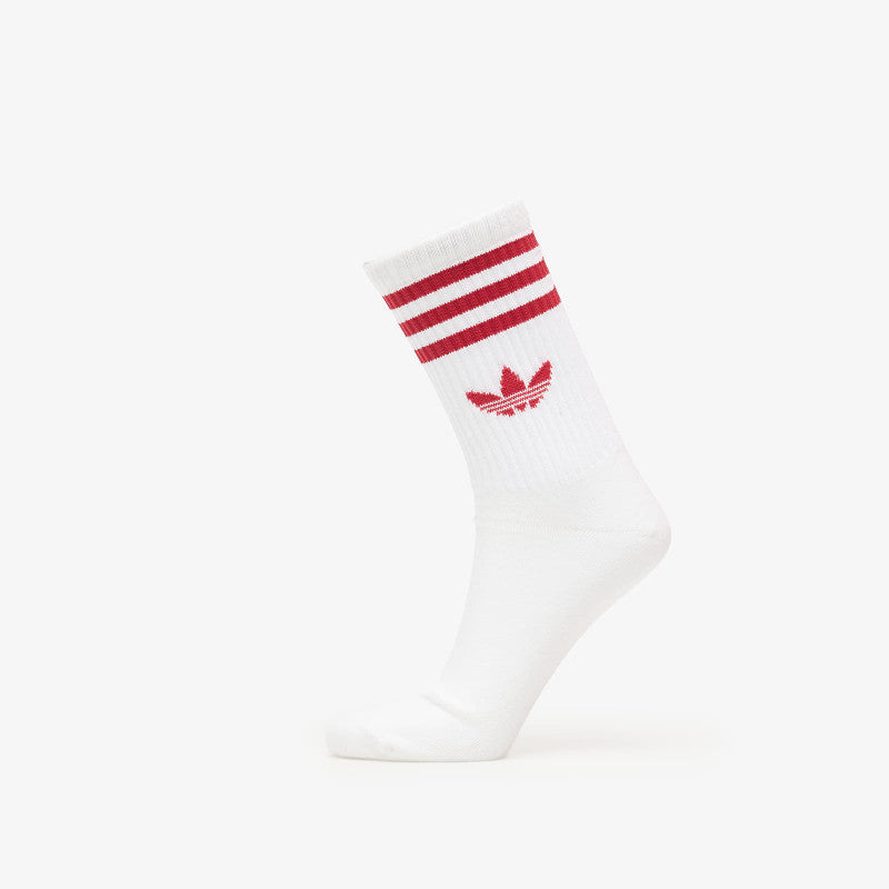 adidas 3-Stripes Crew Socks 3 Pairs Preloved Purple/ Bliss Pink/ White