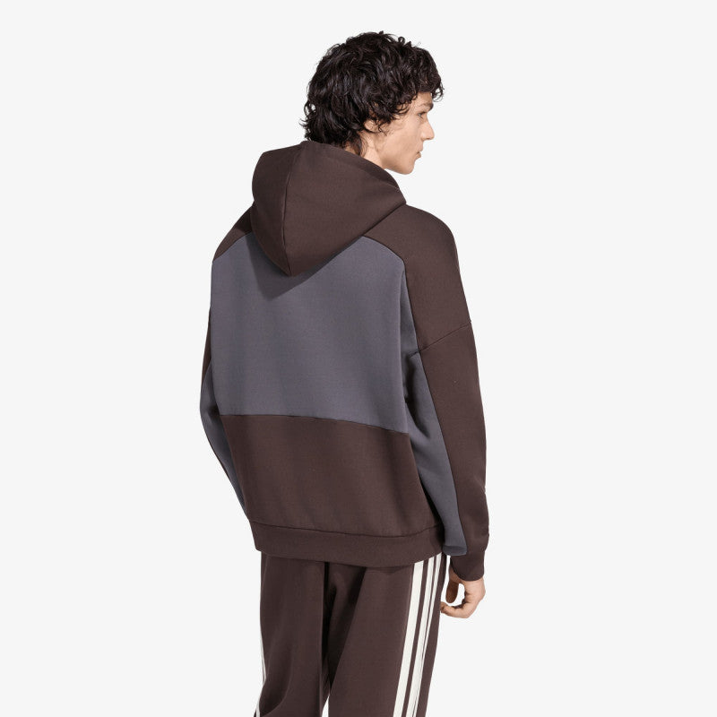adidas Cutline Hoodie Aurora Coffee/ Utility Black