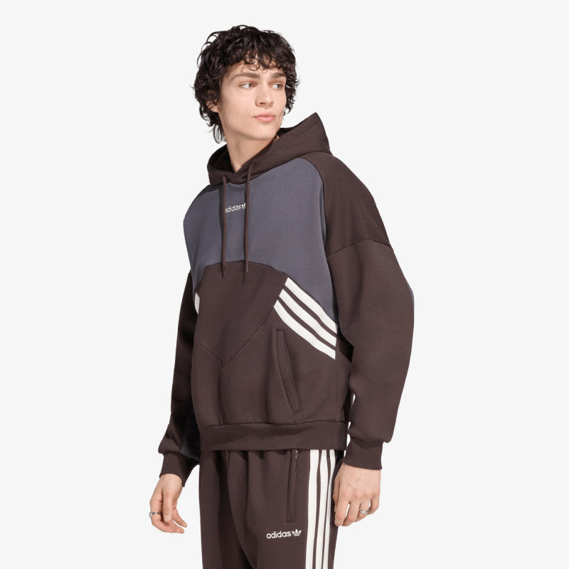 adidas Cutline Hoodie Aurora Coffee/ Utility Black