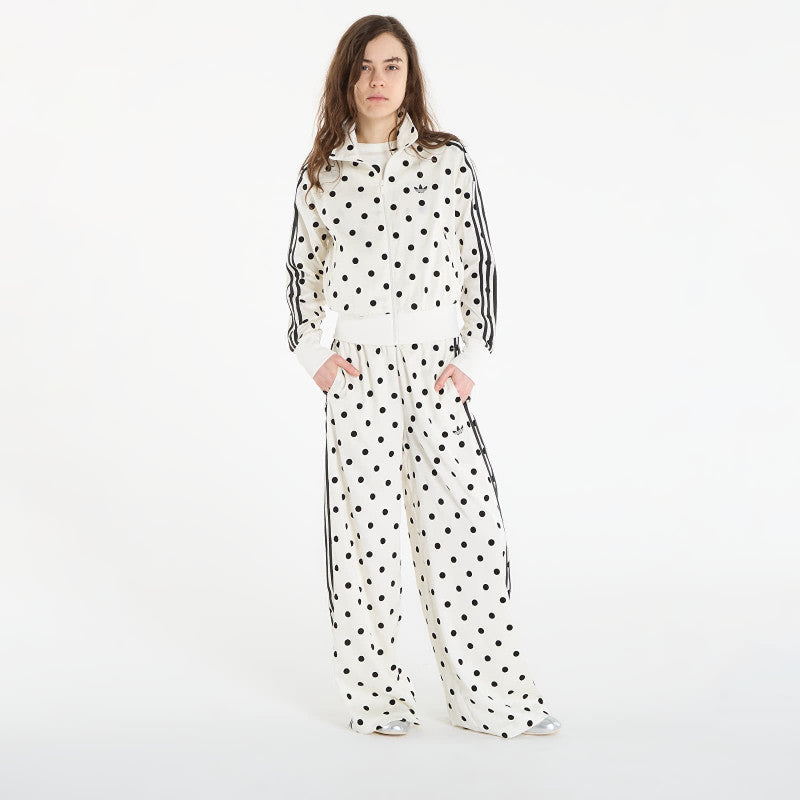 adidas Satin Polka Dots Tt Track Top Off White