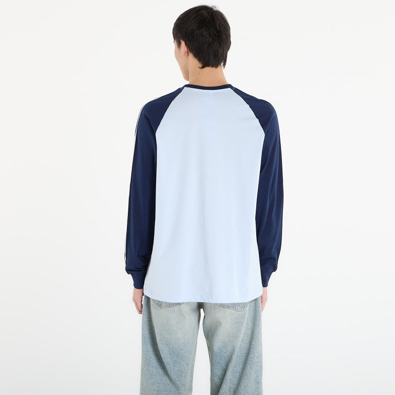 adidas Britcore Long Sleeve Cali T-Shirt Crystal Sky/ Night Indigo